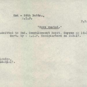 Soldier packet page
