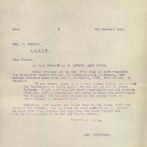 Soldier packet page