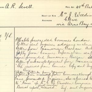 Soldier packet page