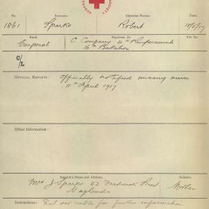 Soldier packet page
