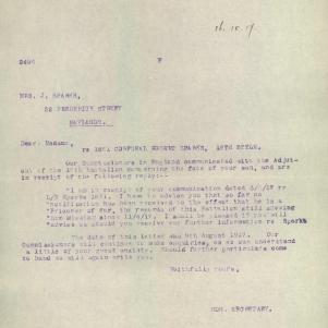 Soldier packet page