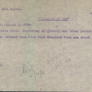 Soldier packet page