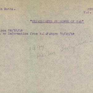 Soldier packet page