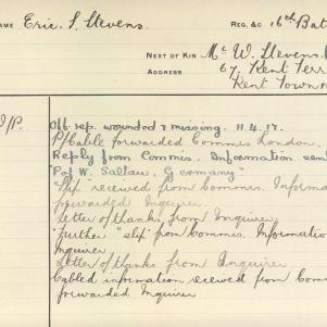 Soldier packet page