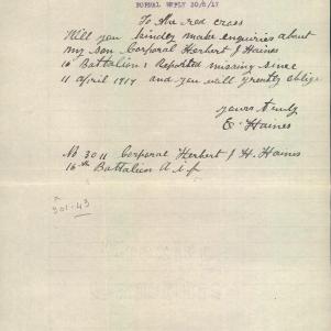 Soldier packet page