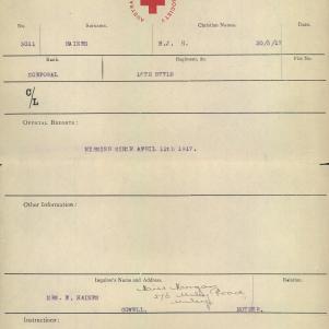 Soldier packet page