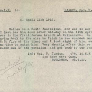 Soldier packet page