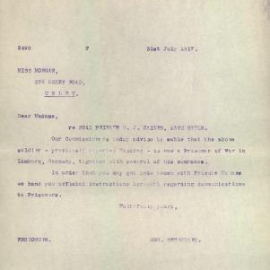 Soldier packet page