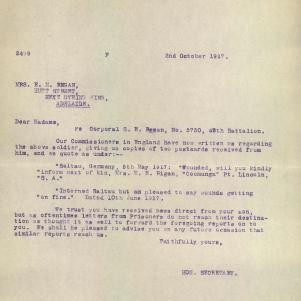 Soldier packet page