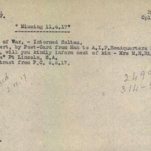 Soldier packet page