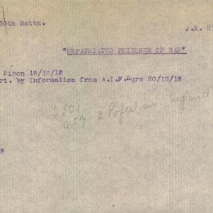 Soldier packet page