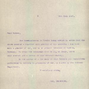 Soldier packet page
