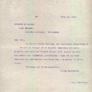 Soldier packet page