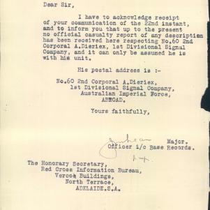 Soldier packet page