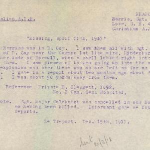 Soldier packet page