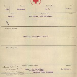Soldier packet page