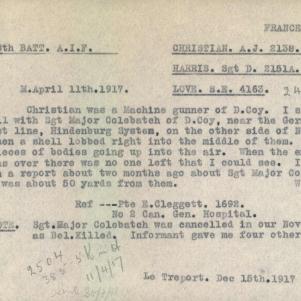 Soldier packet page