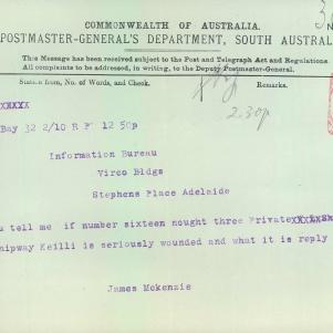 Soldier packet page
