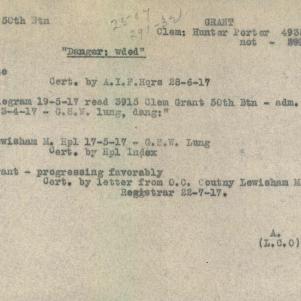 Soldier packet page