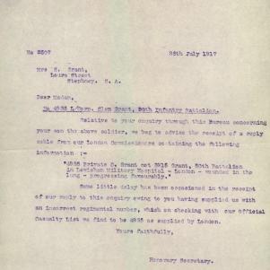 Soldier packet page