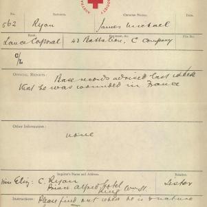 Soldier packet page