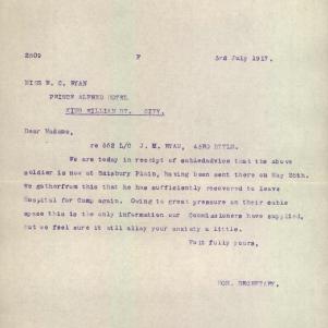 Soldier packet page