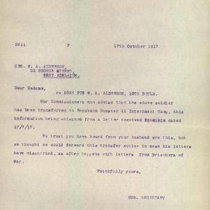 Soldier packet page