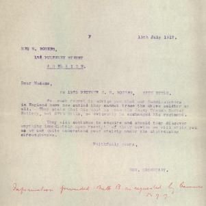 Soldier packet page