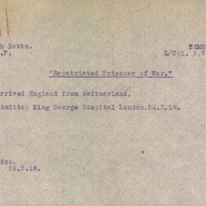 Soldier packet page