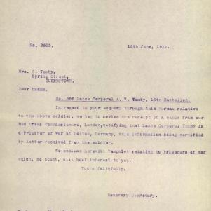 Soldier packet page