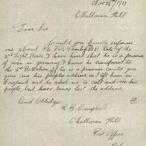 Soldier packet page