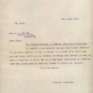 Soldier packet page