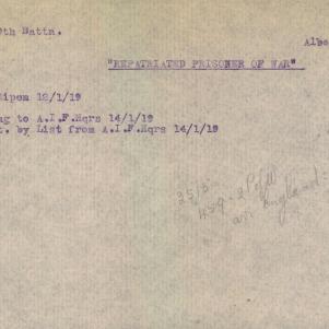 Soldier packet page
