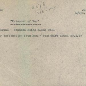 Soldier packet page