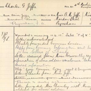Soldier packet page