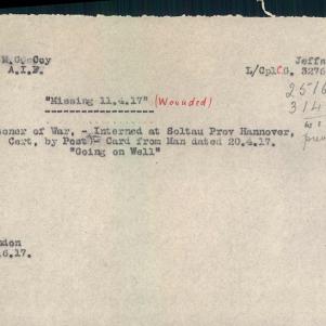 Soldier packet page