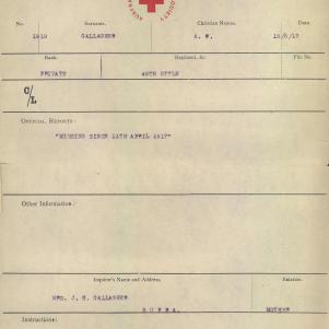 Soldier packet page