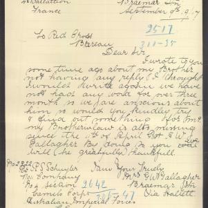 Soldier packet page