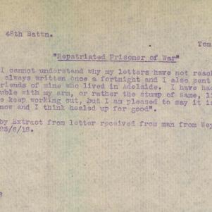 Soldier packet page
