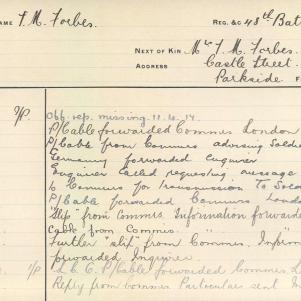 Soldier packet page
