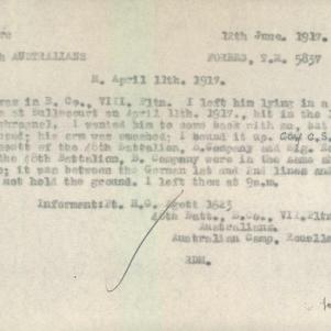 Soldier packet page