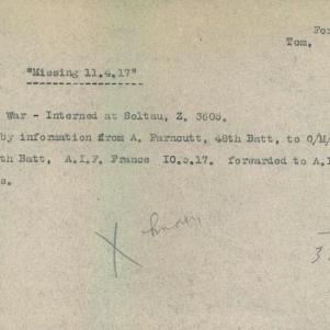 Soldier packet page