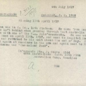 Soldier packet page