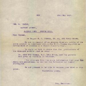Soldier packet page