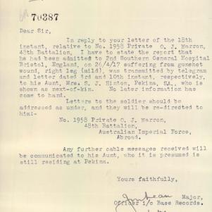 Soldier packet page