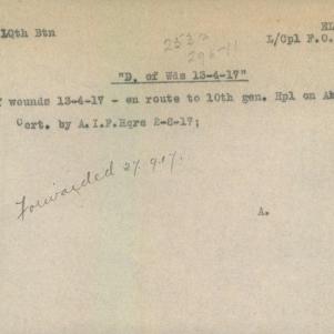 Soldier packet page