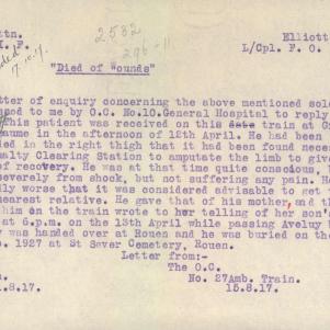 Soldier packet page