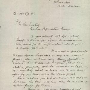 Soldier packet page