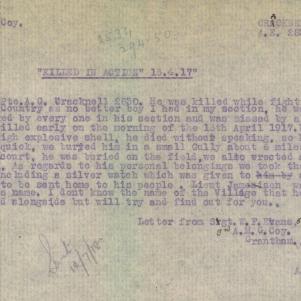 Soldier packet page