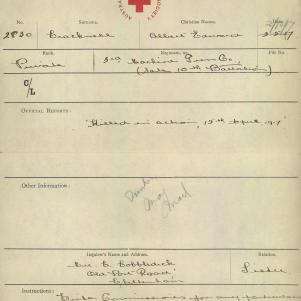 Soldier packet page